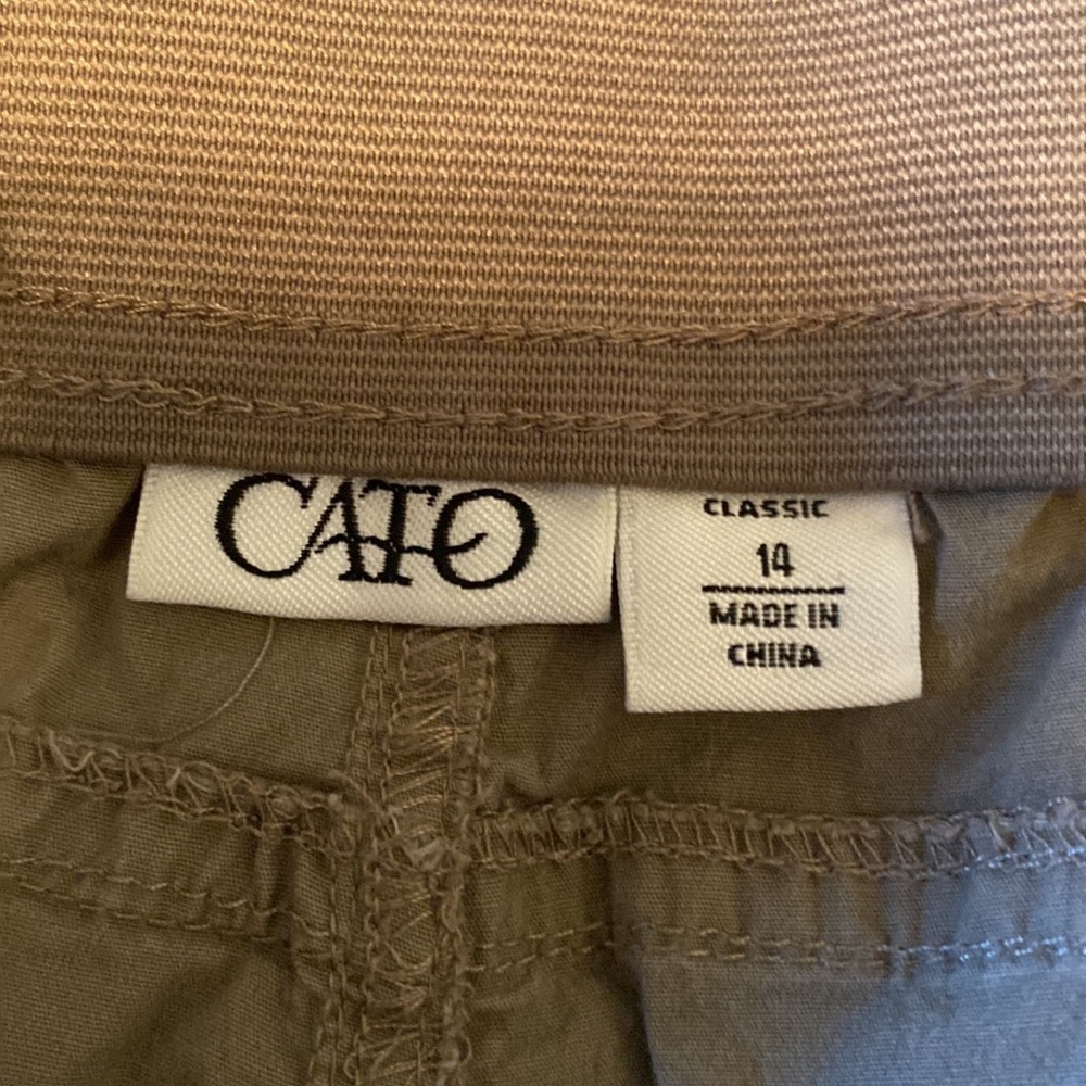 Cato stretch capris five pockets elastic waist with zip closure - Picture 6 of 9